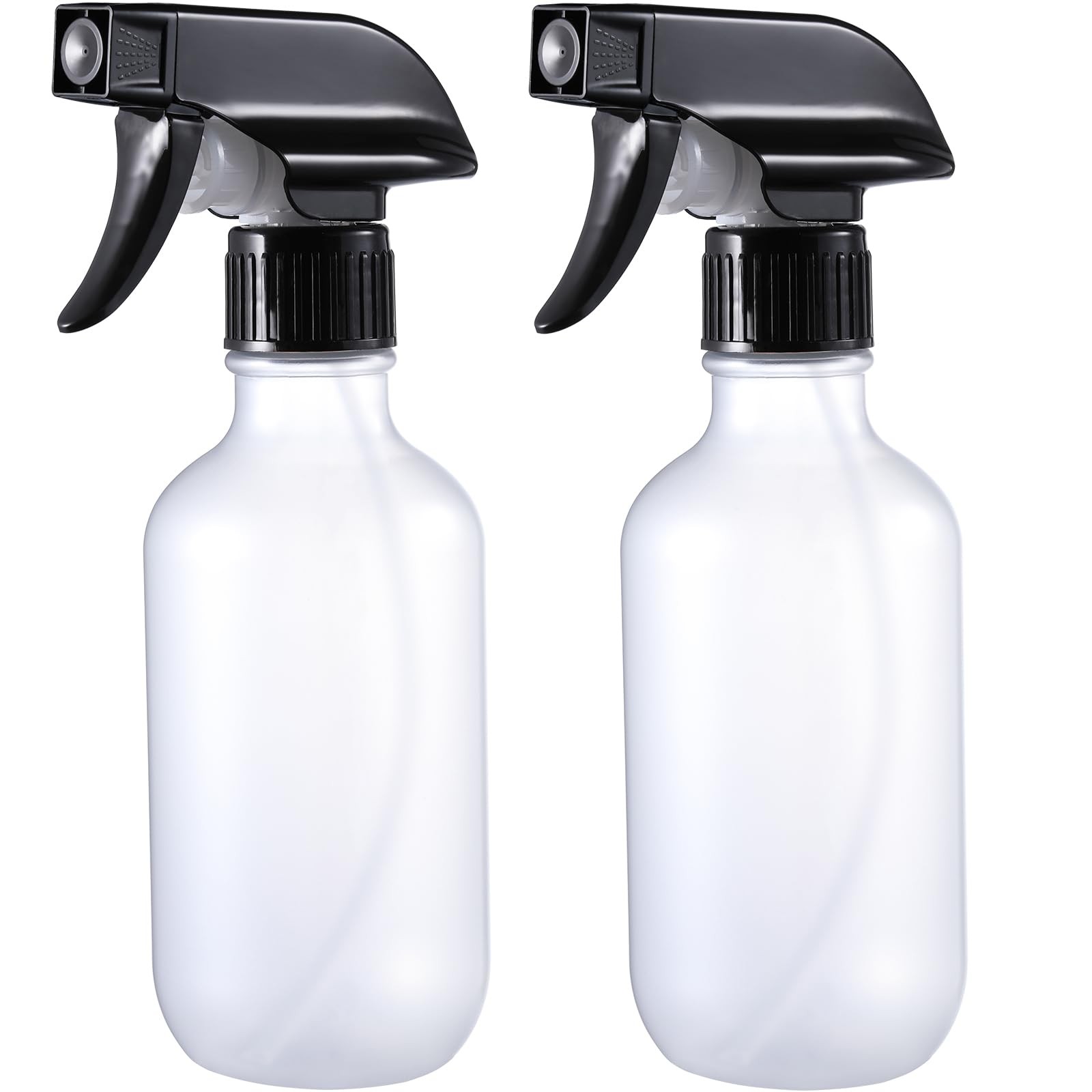 Spray Bottles 2 Pack 10 oz Refillable Plastic Squirt Bottle for Liquid