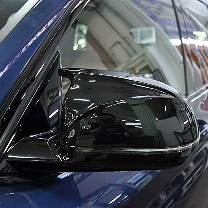 Gloss Black M-Style Side Mirror Cover Cap For BMW X3 X4 X5 X6 X7/G01 G03 G05 G06
