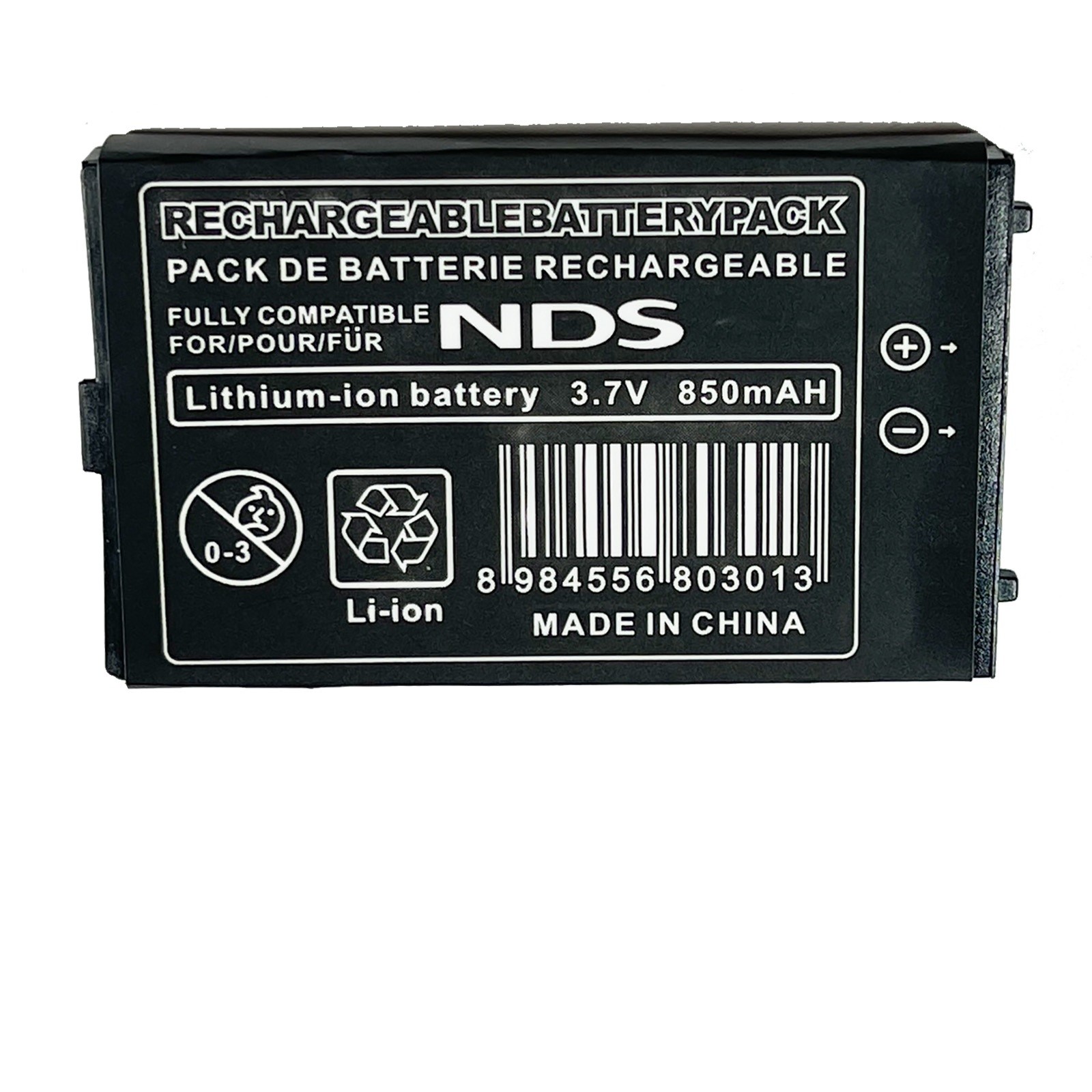 Rechargeable Battery for Nintendo DS NDS NTR-003 NTR-001 NTR003 NTR001 Li-Ion