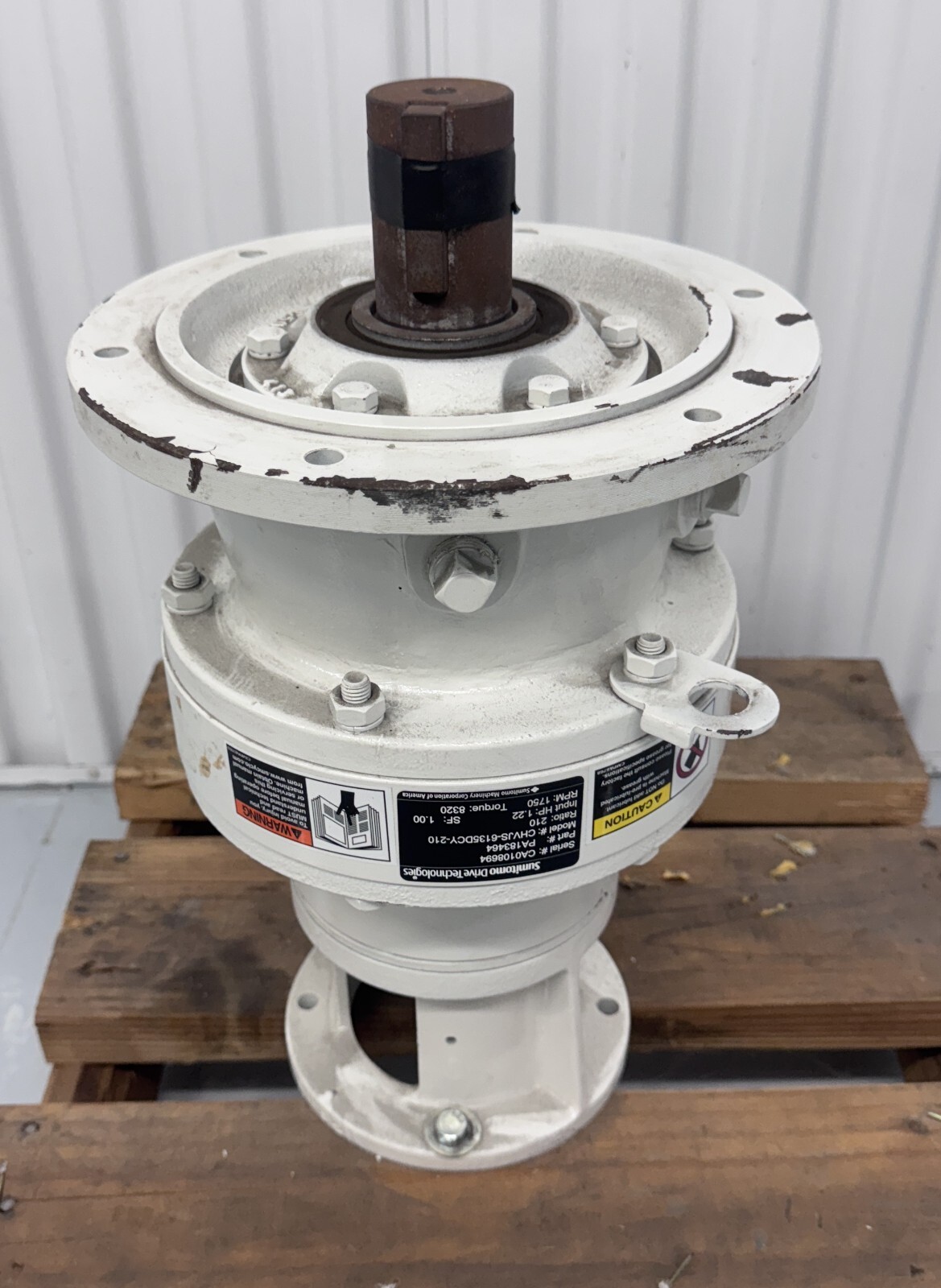Sumitomo CHVJS-6135DCY-210, Speed Reducer ,1.22HP, Ratio 210:1 ,1750RPM PA183464