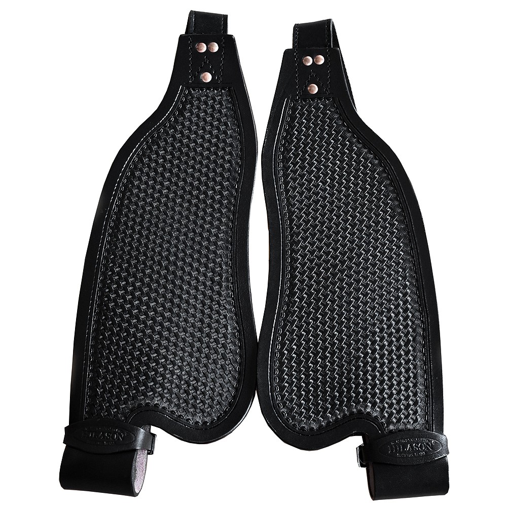 C-02BK Hilason Hand Tool Leather Saddle Replacement Fender Pair Hobble Strap