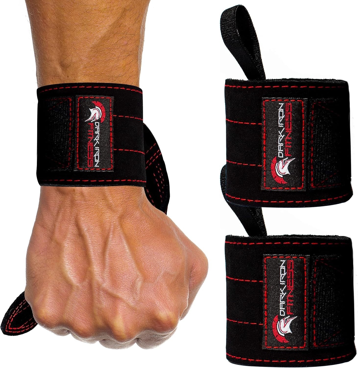 Comfort-Focused Adjustable Suede Wrist Wraps for Men & Women - 22 Inches Long