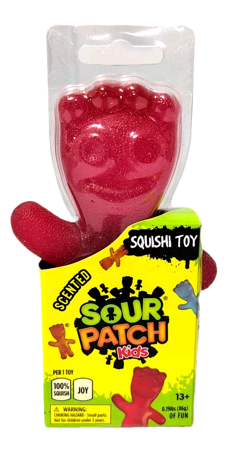Sour Patch Kids Pink Glitter Scented Squishy Toy Fidget Stress Ball Viral NEW