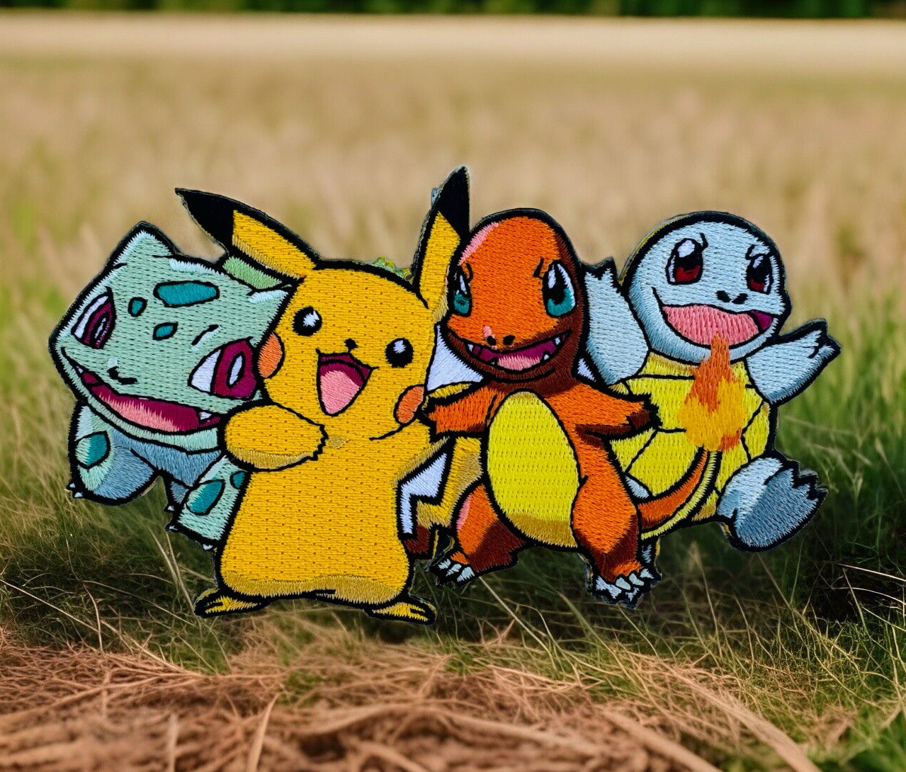 Pokemon Embroidered Hook/Loop Morale Patch