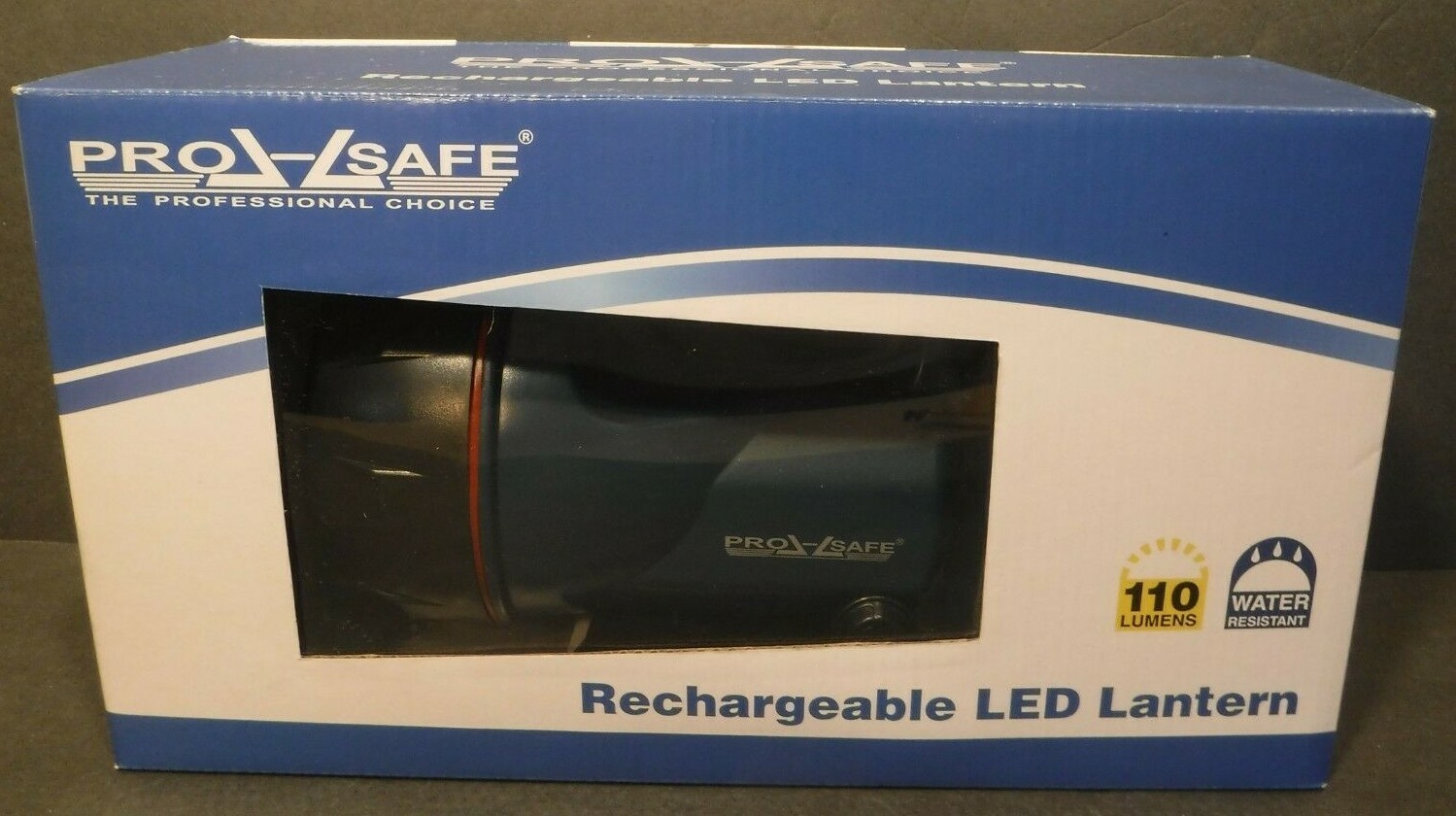 Pro-Safe Spotlight/Lantern Flashlight Cree White LED 110 Lumens Rechargeable