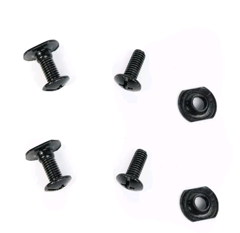 15mm LWH ACH MICH HELMET HARDWARE SET 4-POINT CHINSTRAP SCREW BOLT & NUT 4pk New