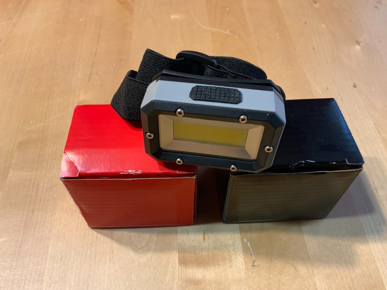 set of three  LED Headlamp Headlight Head Light Flashlight