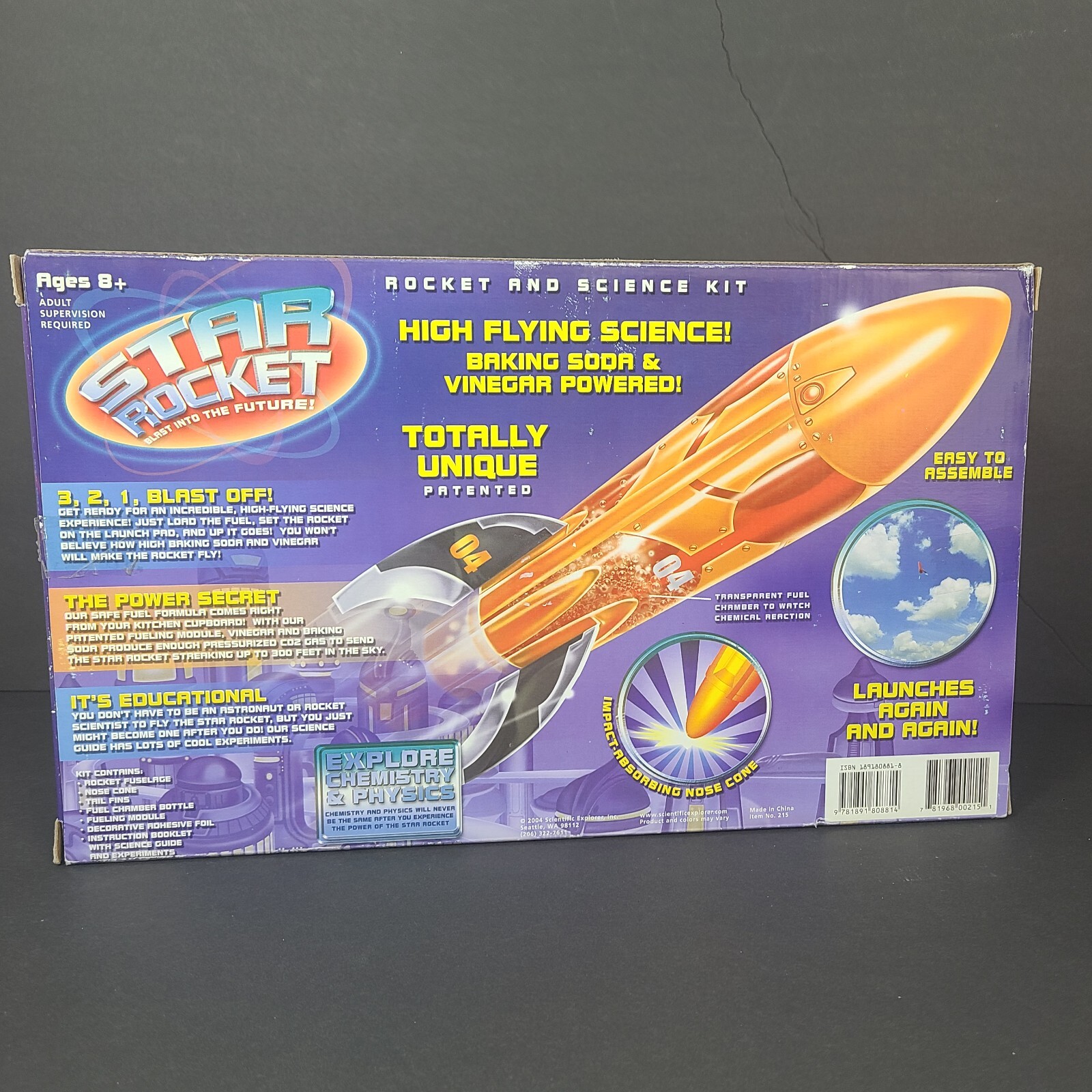Scientific Explorer Star Rocket Science Kit for ages 8 & up **Brand New In Box**