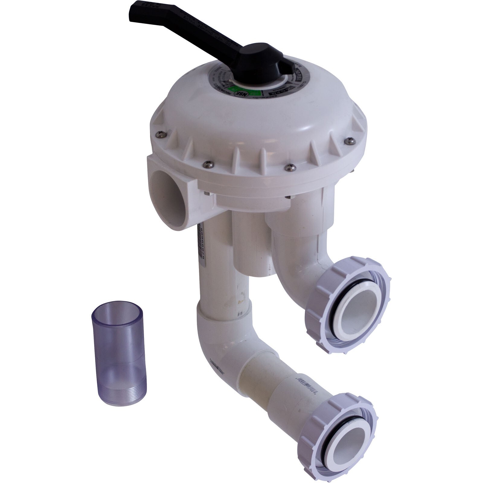Pentair PacFab Hi-FLow Sand Filter Valve 261050 2" w/unions Side Mount