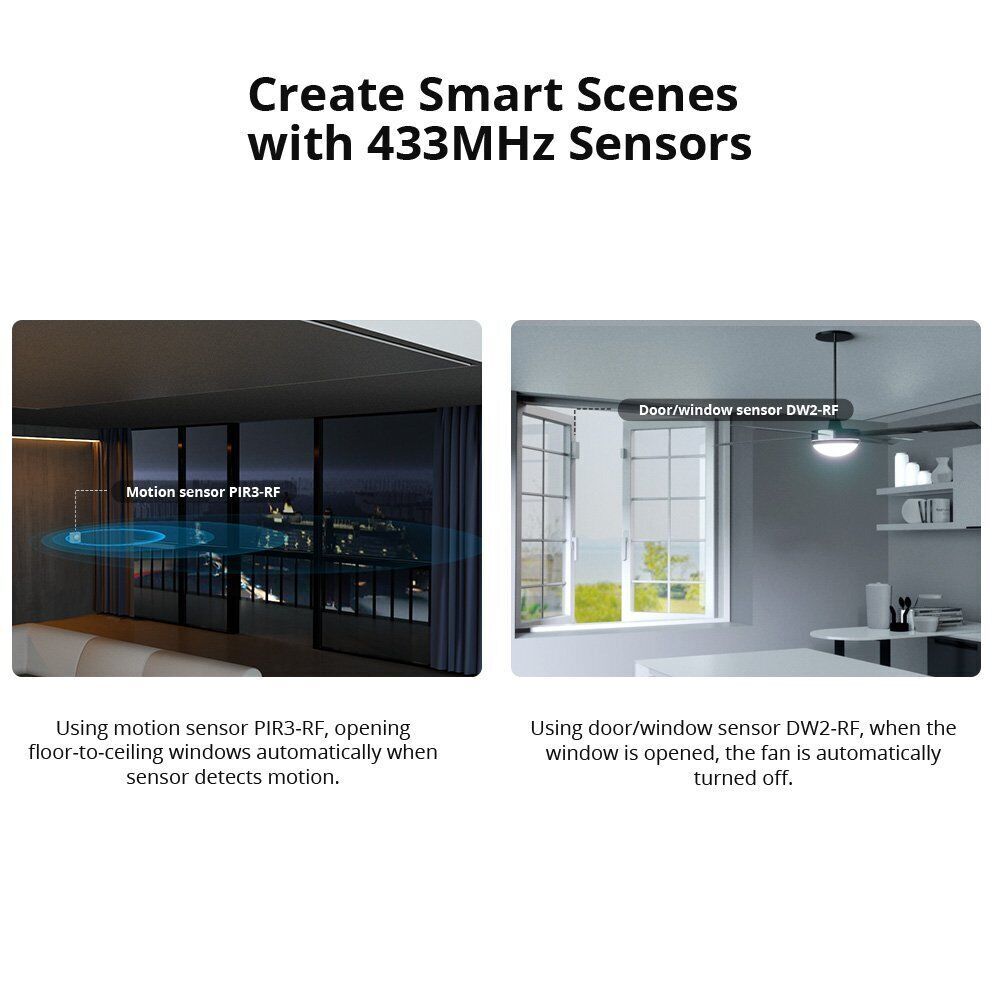 SONOFF RF R2 Bridge Gateway WiFi 433MHz Wireless Switch Smart Remote Controller