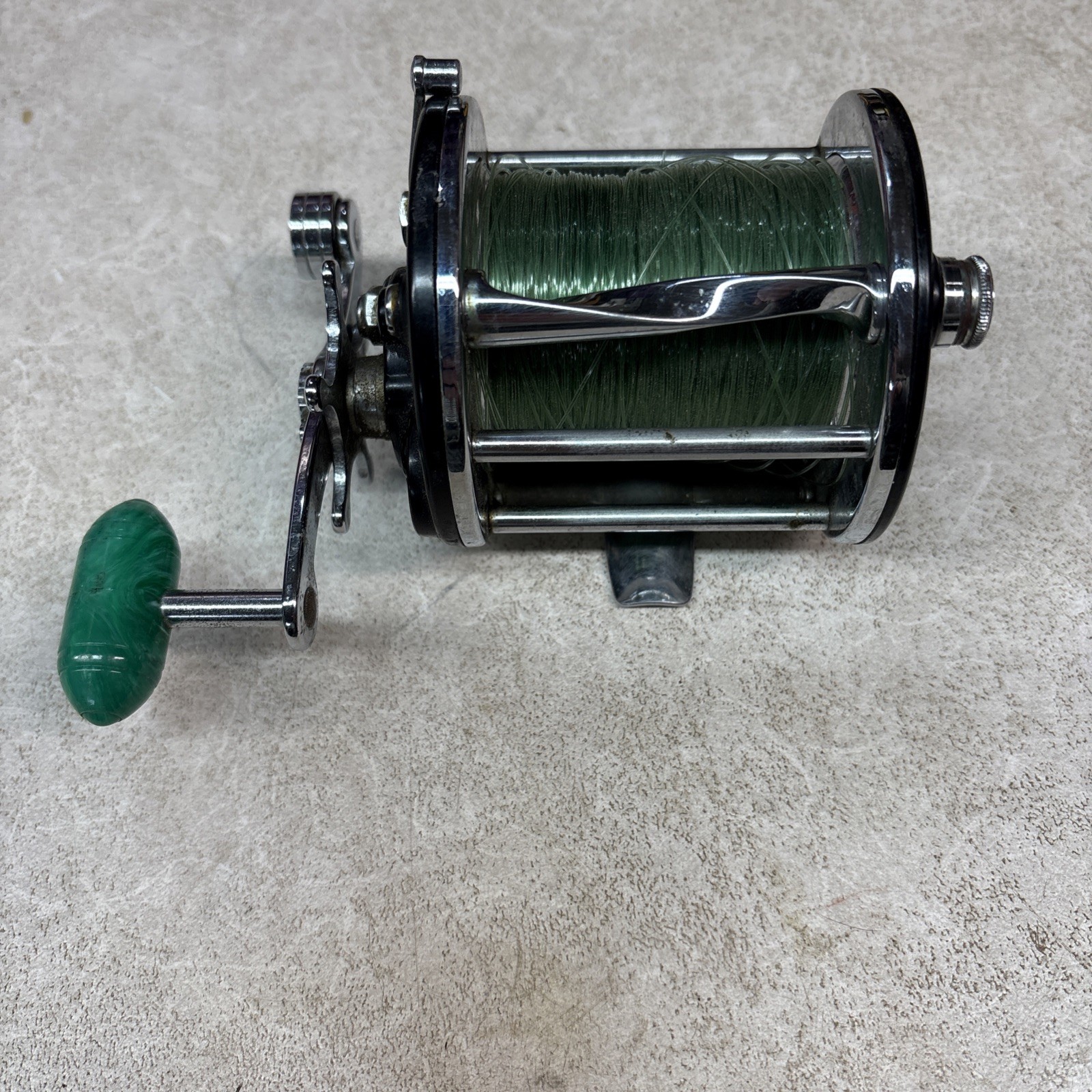 Vintage PENN Leveline 350M Fishing Reel With Original Box And Book, Made In USA