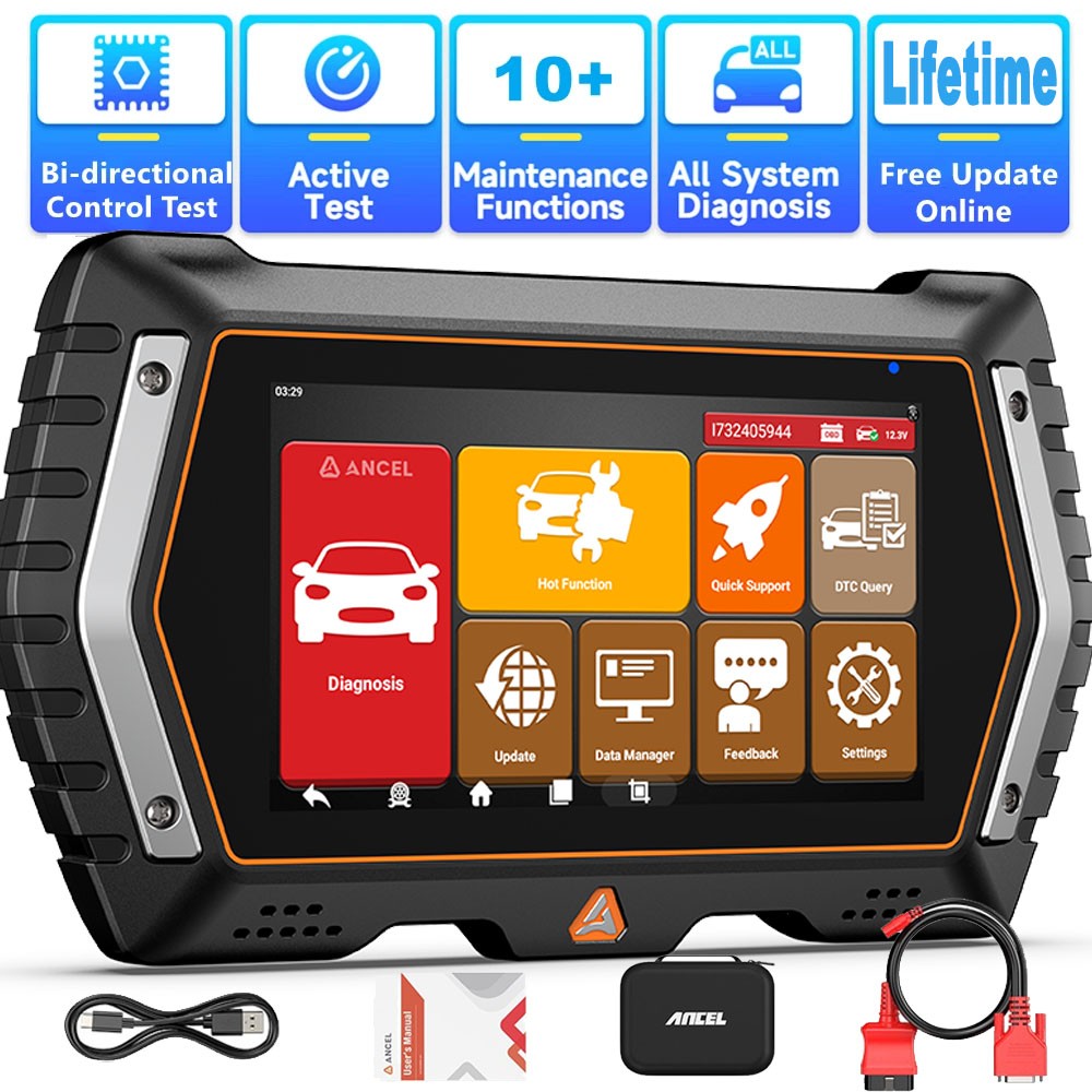 [Lifetime Free Update] Bi-Directional OBD2 Scanner All System Diagnsotic Tool US