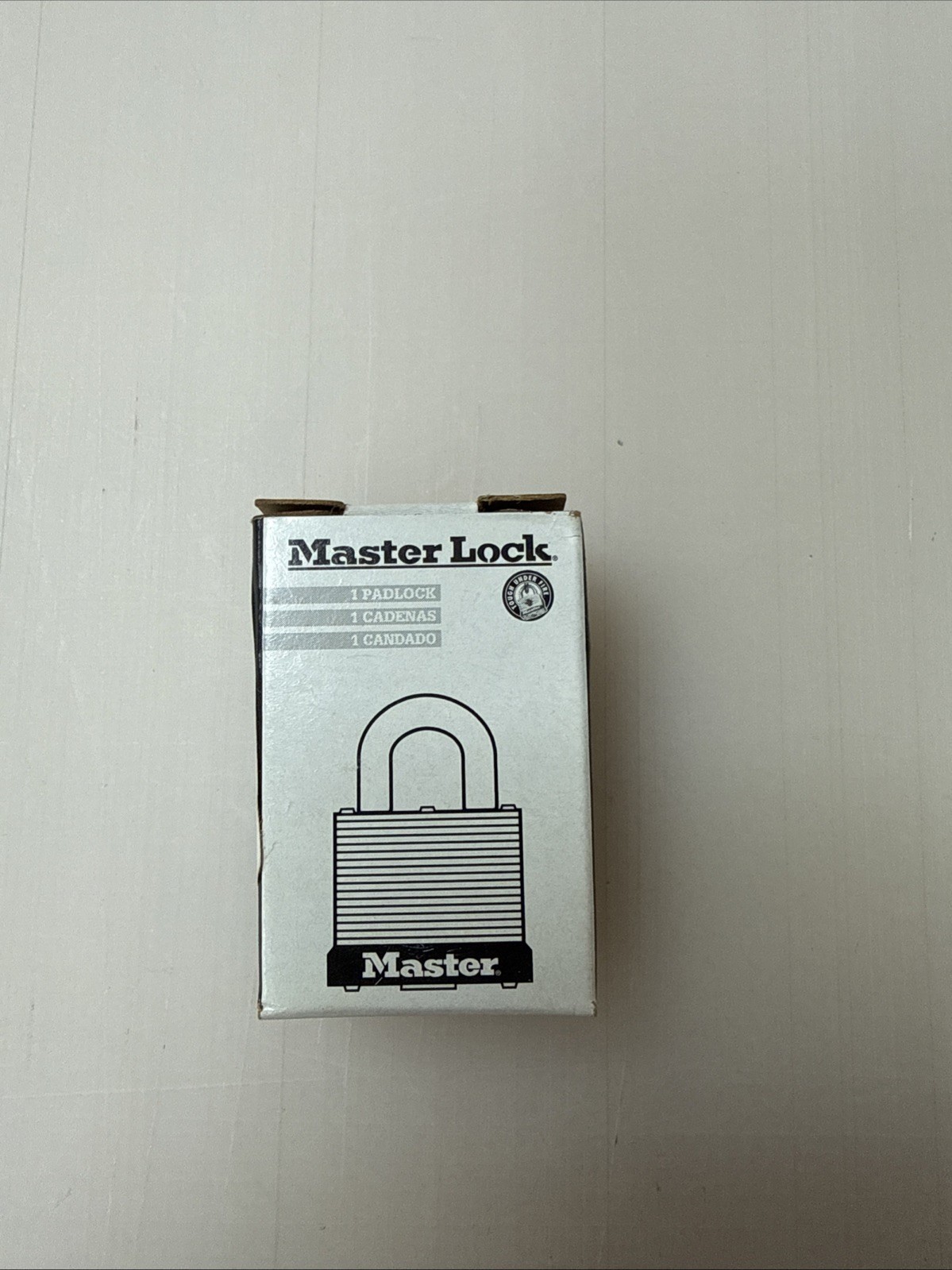 MasterLock Padlock 7KA P609 3/16” Dia Shackle 9/16” High Shackle, Steel Shackle