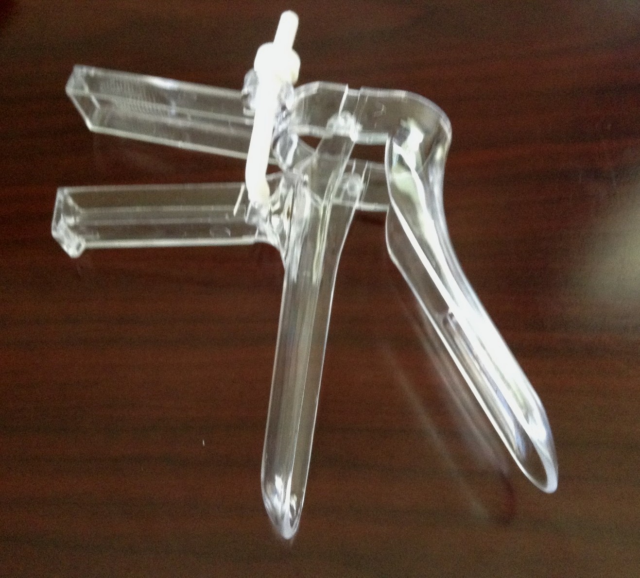 VS5003U -10 Disposable Vaginal Speculum Size L, Sterile, Plastic, Clear no screw