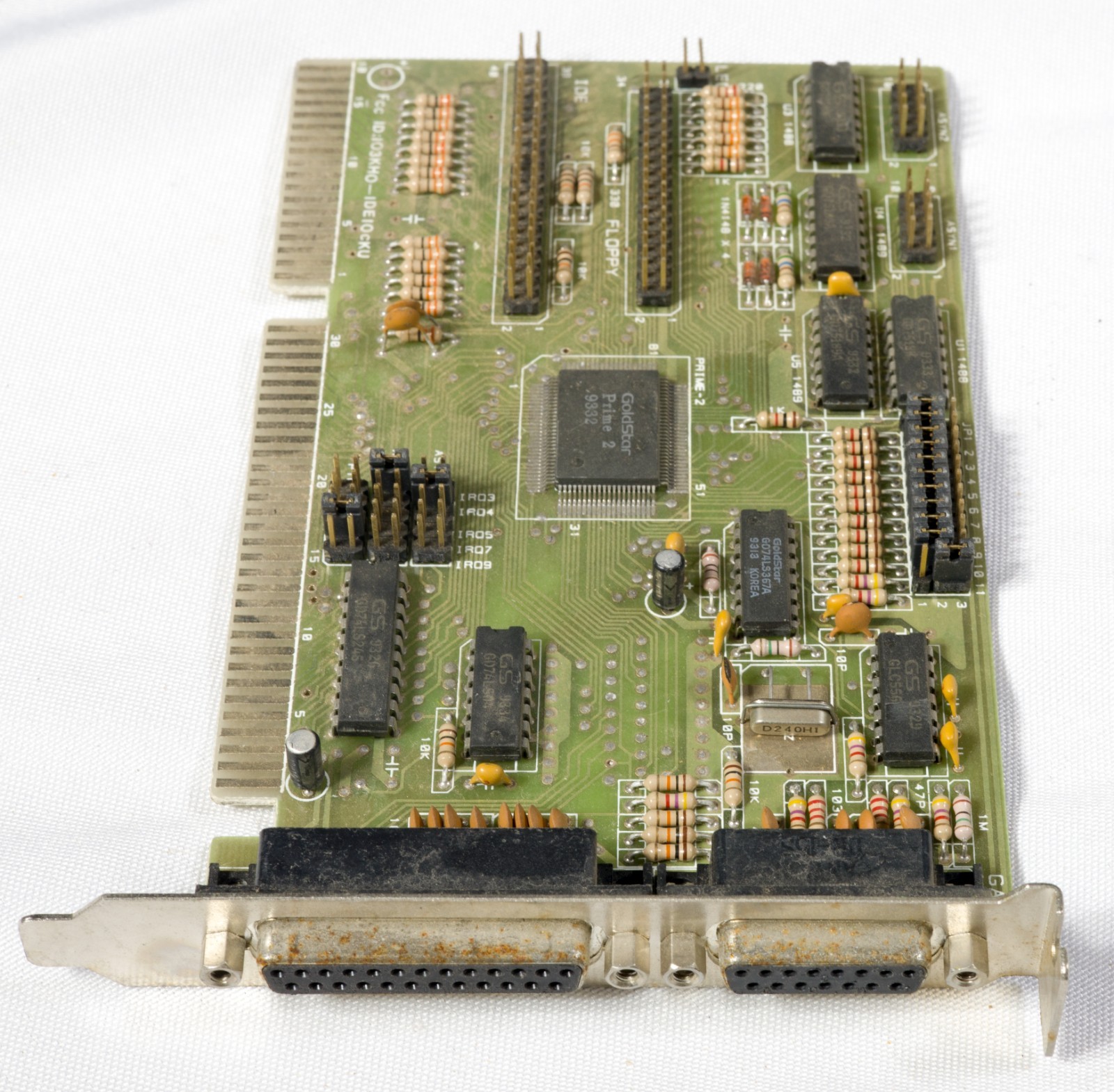 Vintage Generic IDE floppy game serial parallel adapter ISAC27