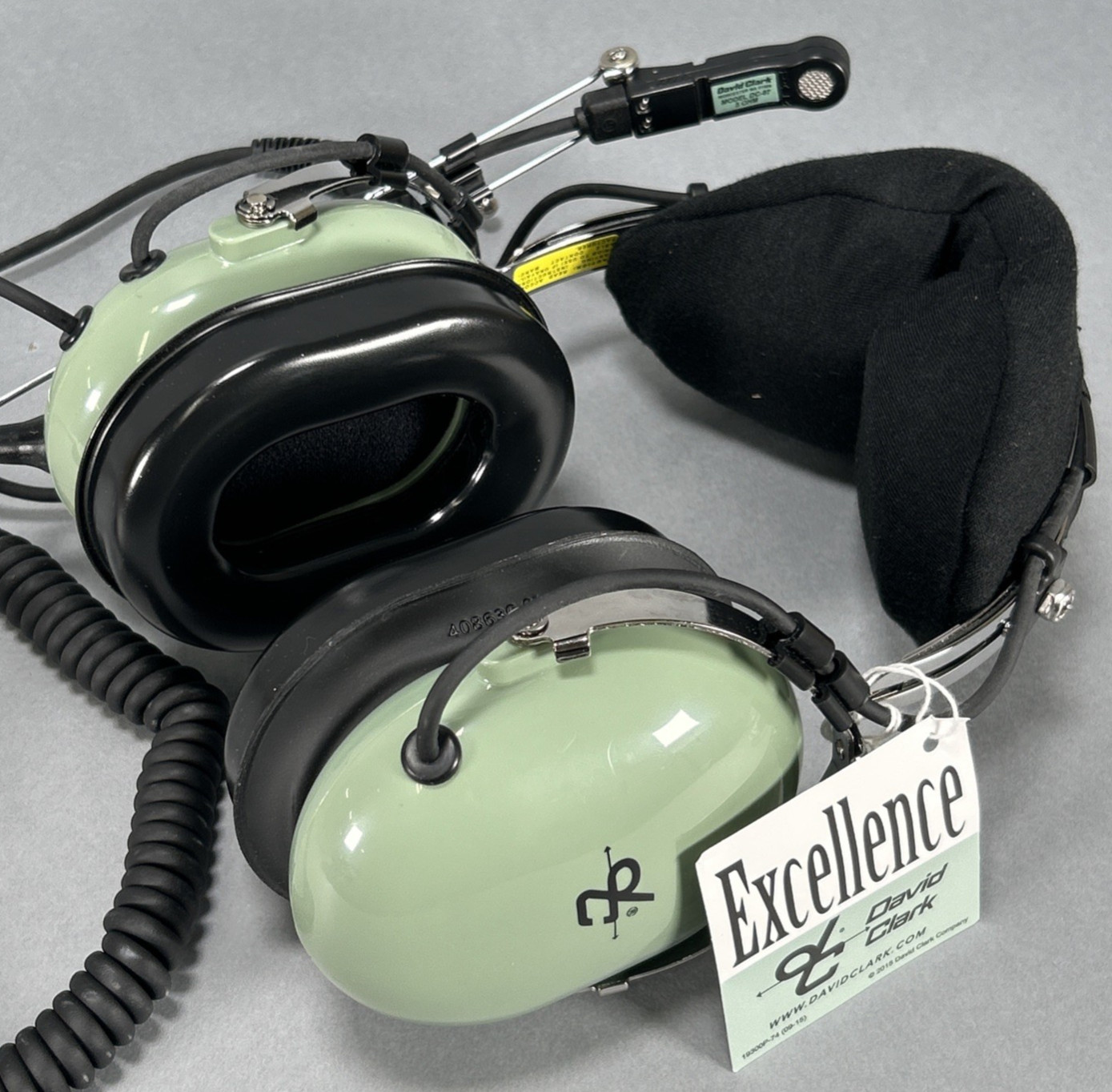 David Clark Aviation Headset H10-76 ; Green
