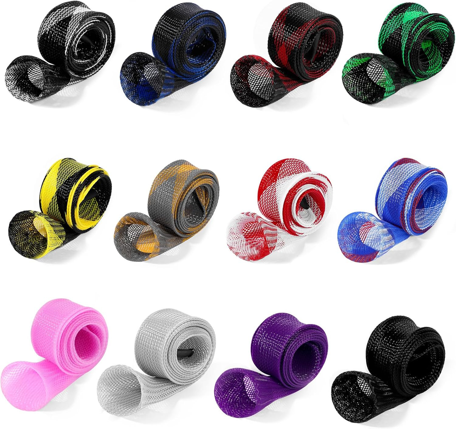 12PCS Fishing Rod Sleeve Without Lanyard - Fishing Pole Sleeve Fishing Rod Cover