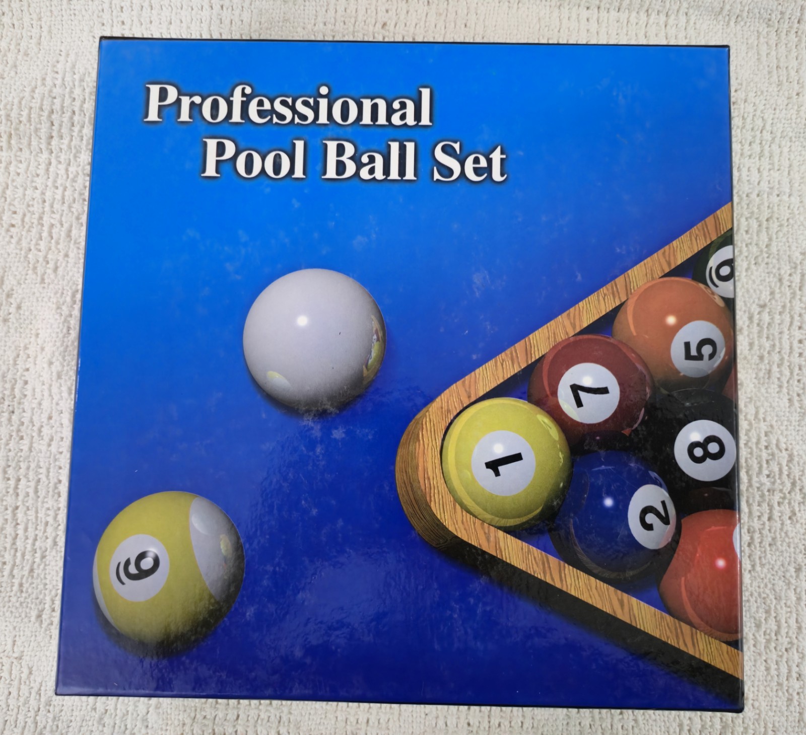 Professional Pool Ball Set Billiards In Box Clean New Unused!