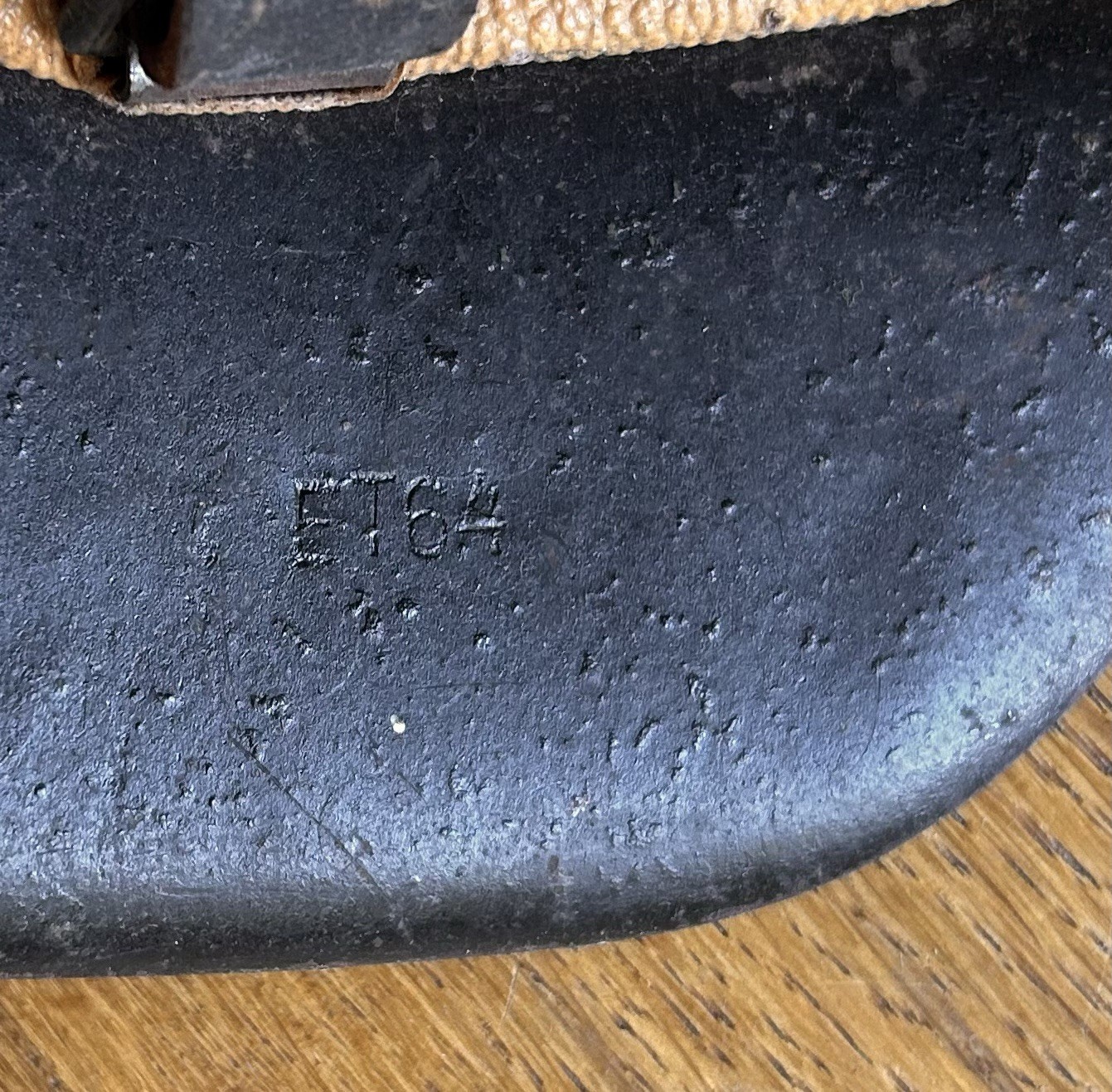 WW2 M42 ET64 1528 German Helmet