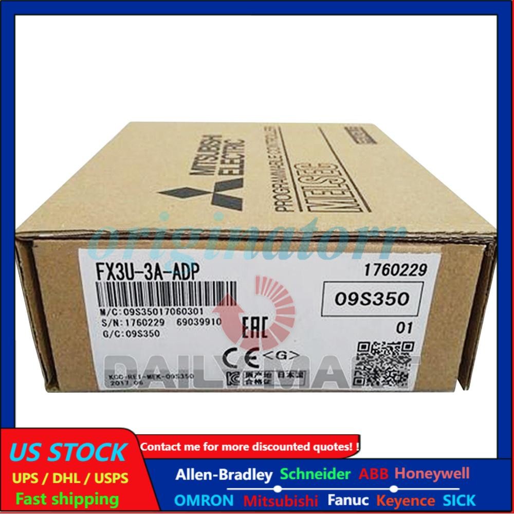 New In Box FX3U-3A-ADP FX3U3AADP PLC Module