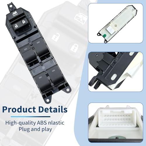 84040-33100 Power Window Master Switch Compatible with 2008-2019 Driving side