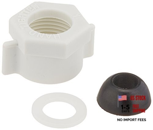 PP835-49 Ballcock Coupling Nut With Cone Washer, 5/8 in, Plastic