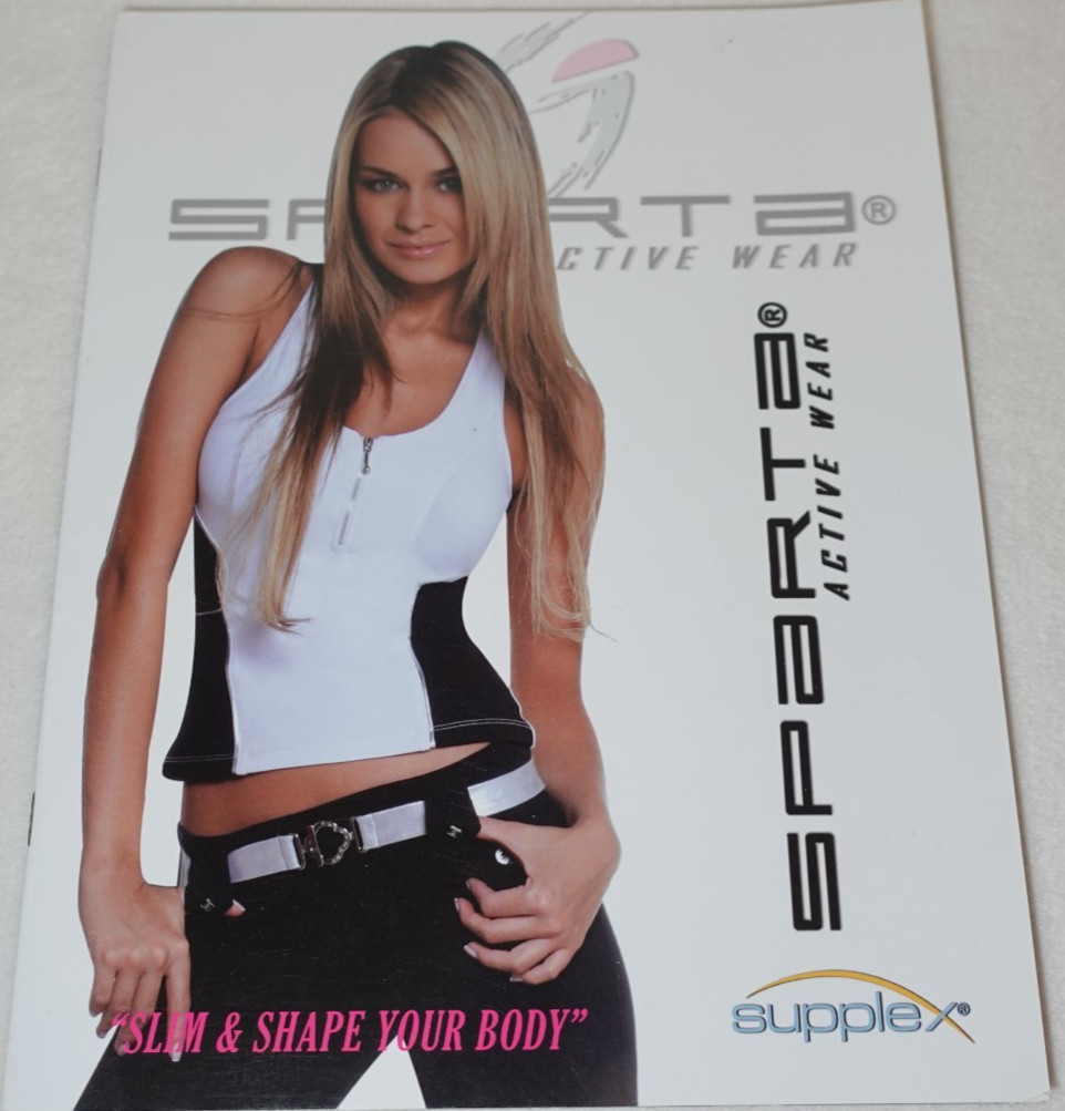 Sparta Active Wear Fitness Fashion Clothing Original Catalog