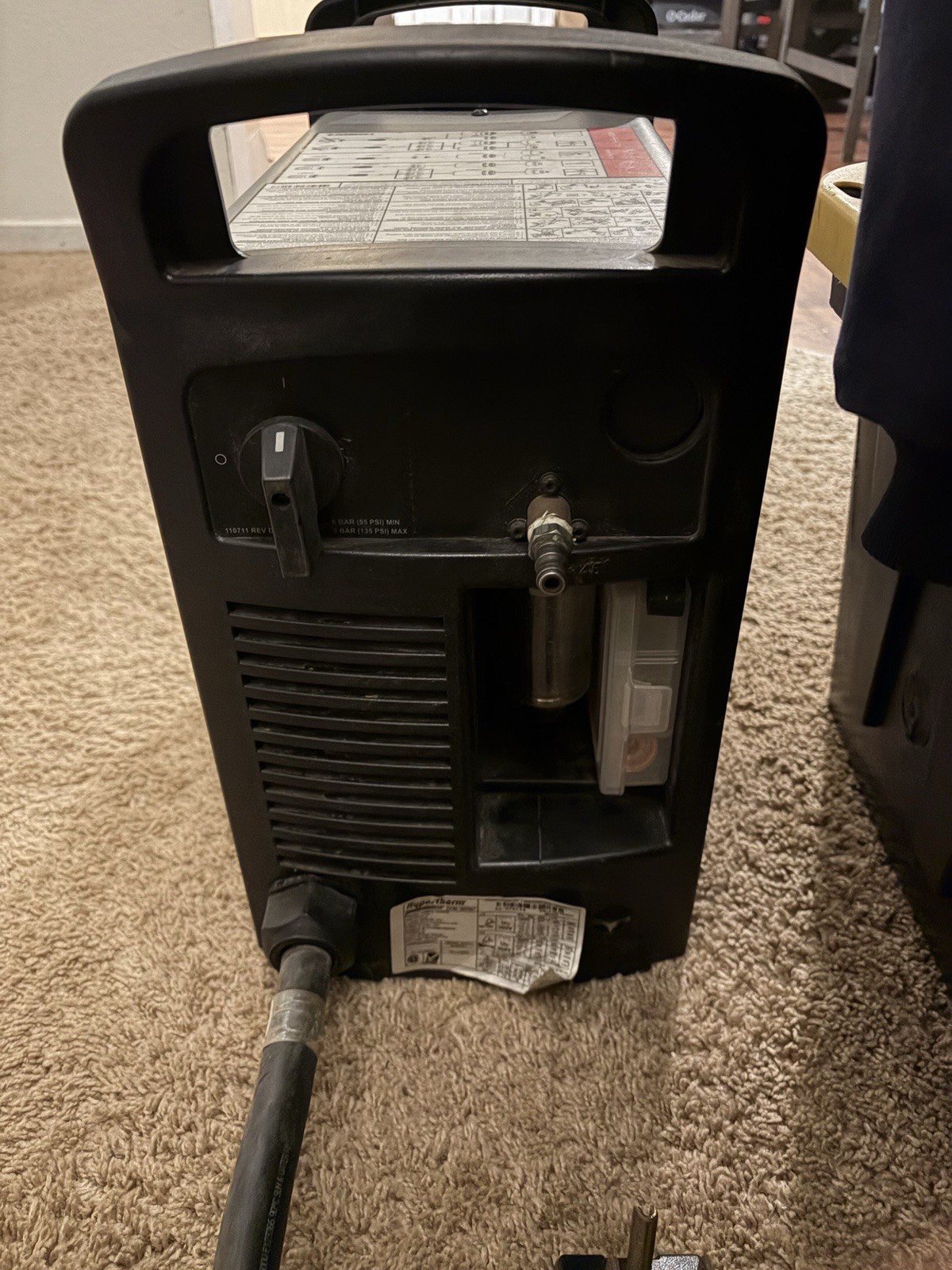 Hypertherm Powermax 85 Industrial Plasma Cutter, 85A Input Amperage
