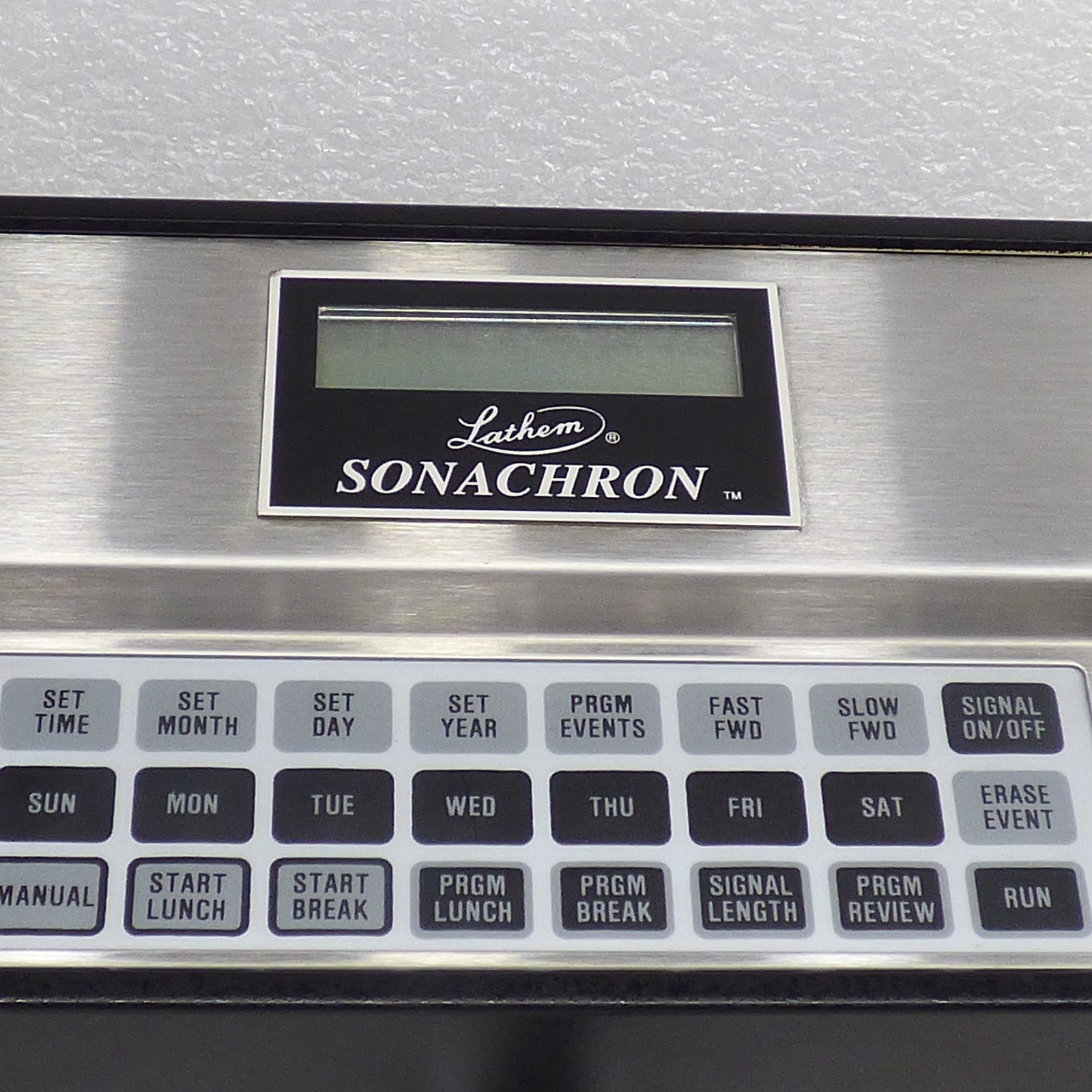 Lathem Sonachron powers on clean condition untested