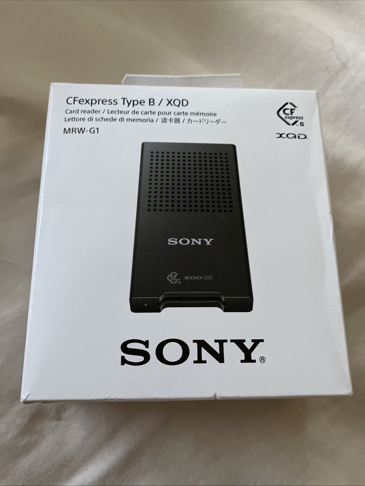 Sony CFexpress Type B XQD Memory Card Reader USB 3.1 (MRW-G1),New