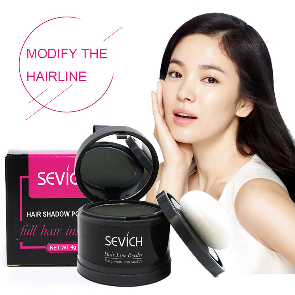 Sevich 2 Pack Waterproof Hair Line Powder Hairline Cover Up Powder Hair Shadow