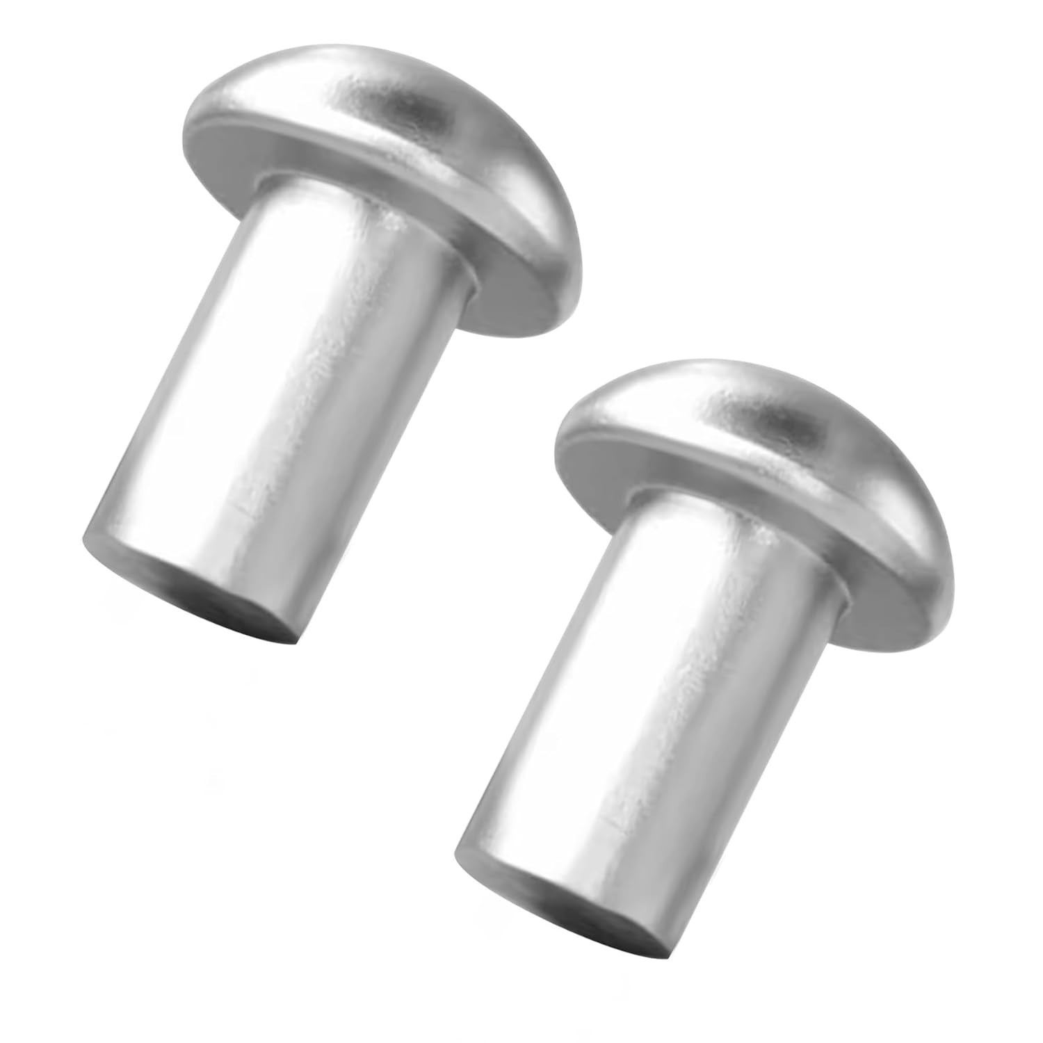 Remaches Sólidos de Aluminio 1/4" x 3/8" Cabeza Brazier para Barcos