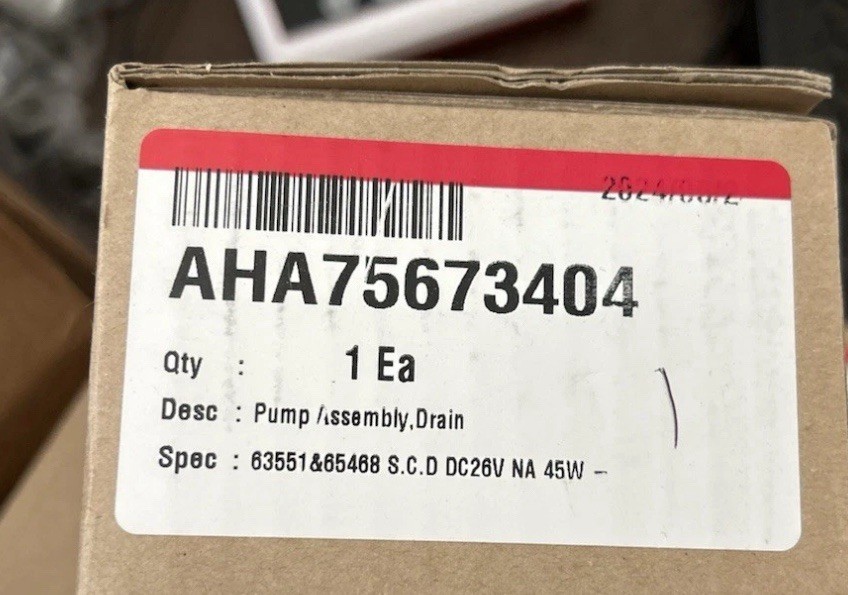 OEM AHA75673404 Washer New Washer Drain Pump Assembly