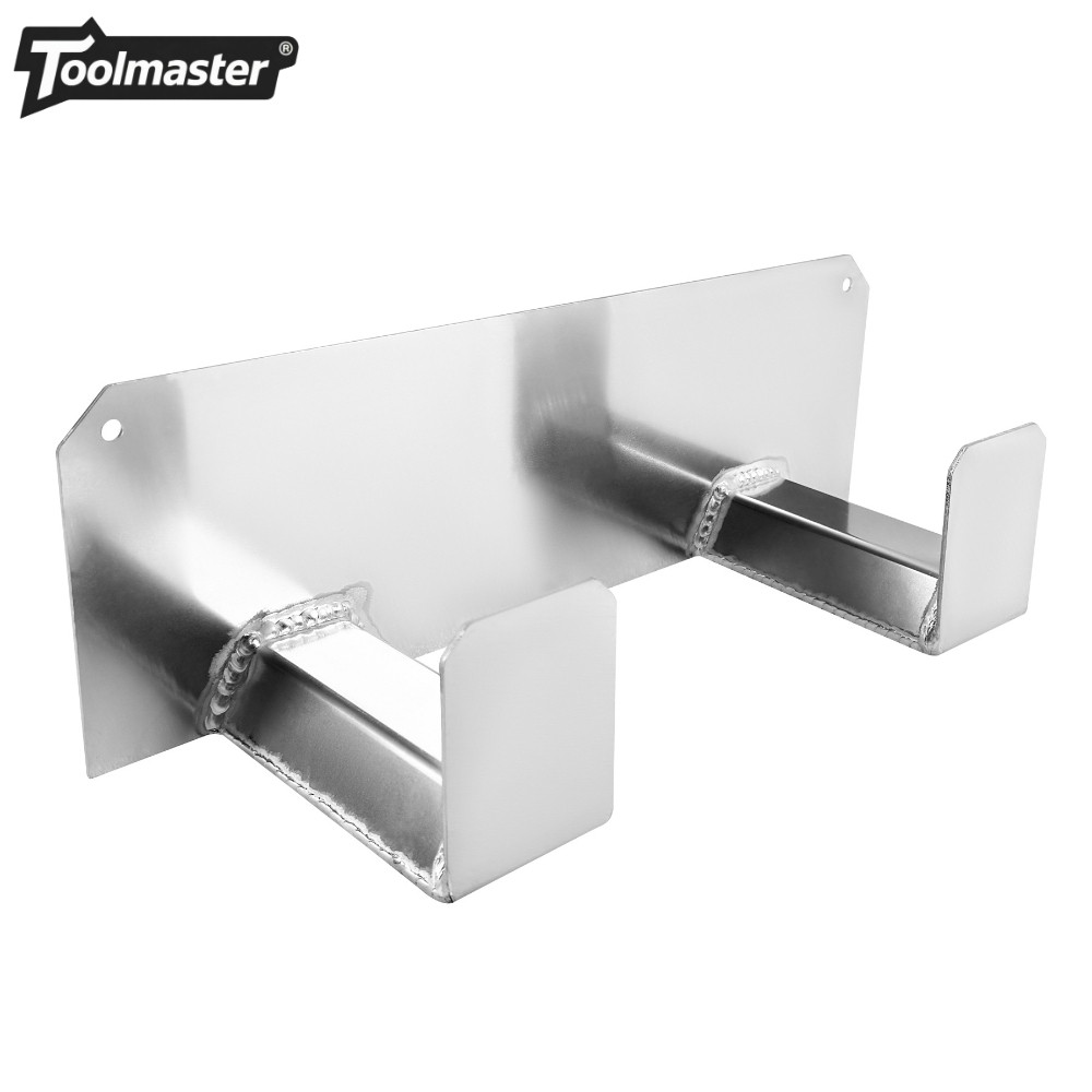 Dual Helmet Hanger Aluminum Rack Organizer For Trailer Garage Storage Wall-Mount