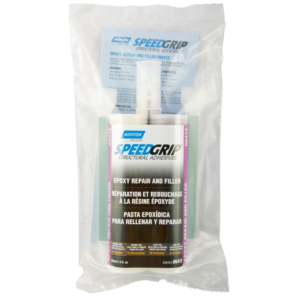 Norton Speed Grip 06412 2 Part Epoxy Repair and Filler (220 mL)