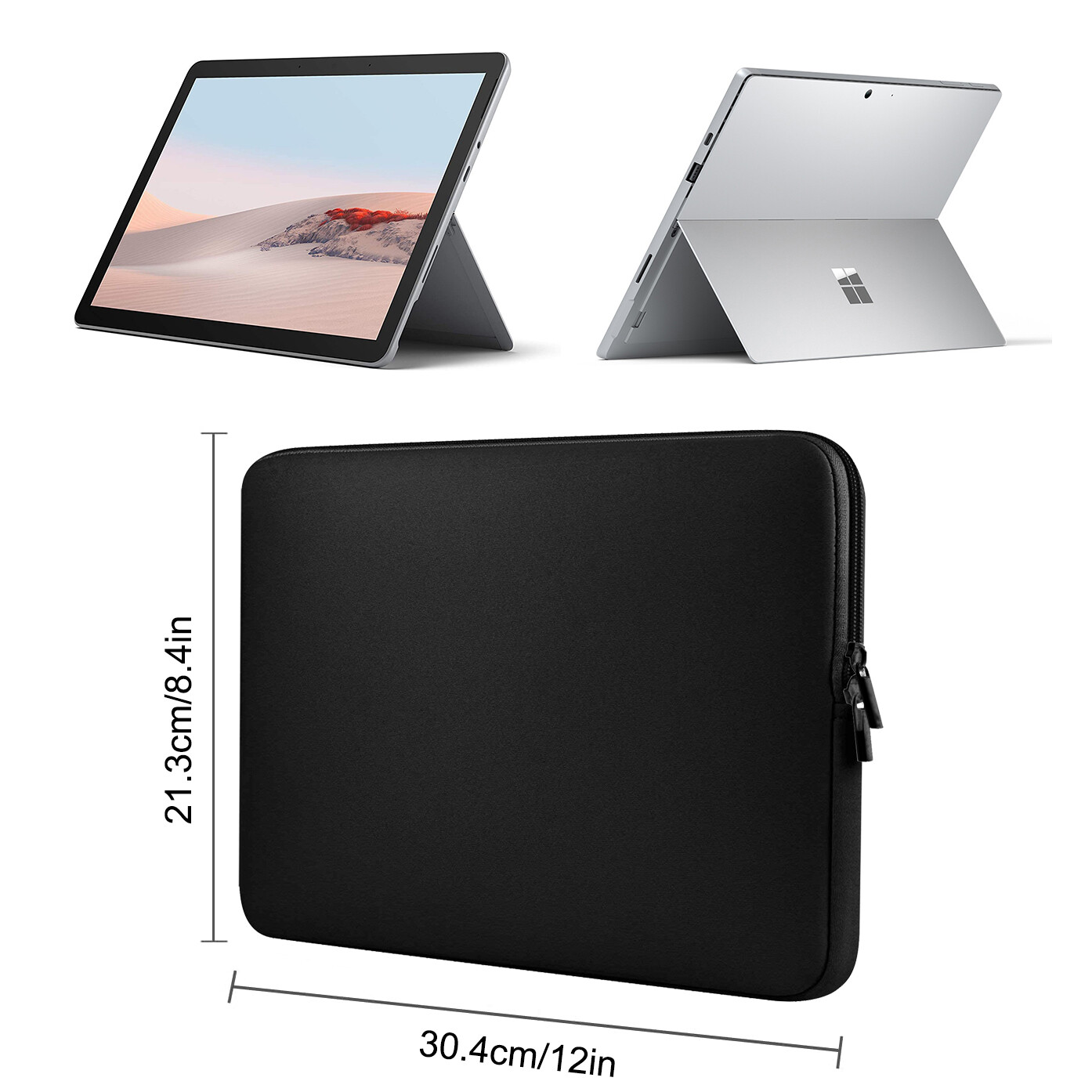 Dust Proof Laptop Tablet Sleeve Handbag for Surface Pro 8 7 6 X New Surface Pro
