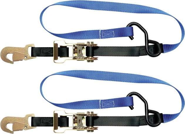 SteadyMate Cinchtite-5 S & Snap Hook Ratchet Tie-Down Straps