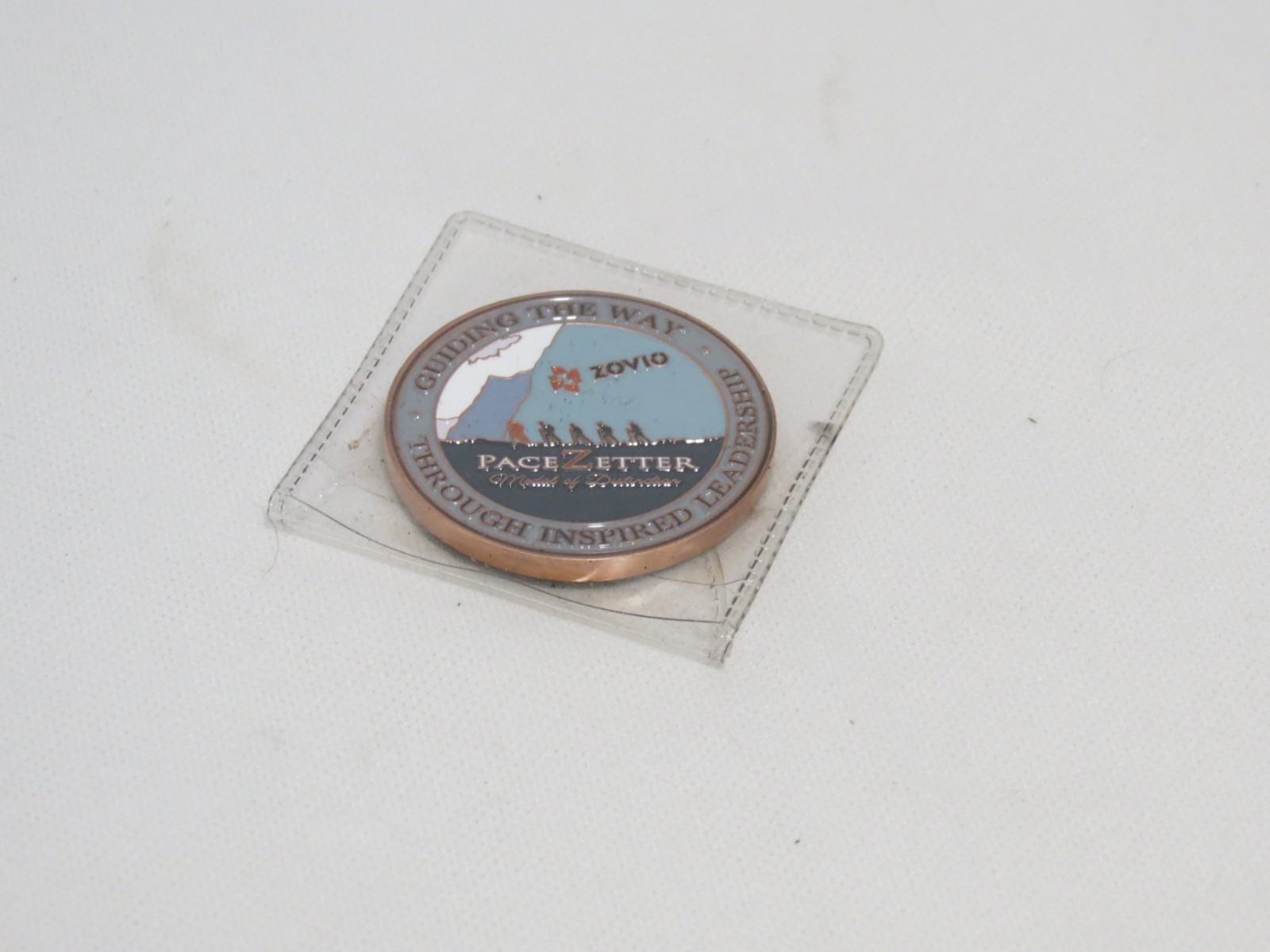 Pacezetter Zovio Challenge Coin Mint Guiding the Way