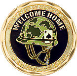 Vietnam Helmet Challenge Coin