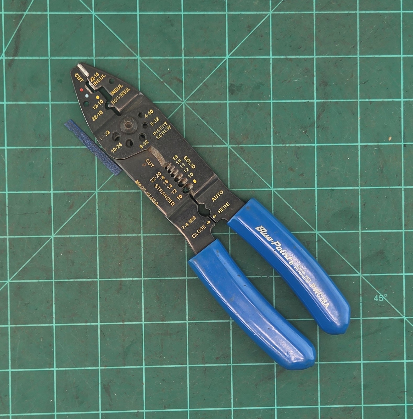 Blue Point PWC28A Combination Wire Stripper Cutter Crimper