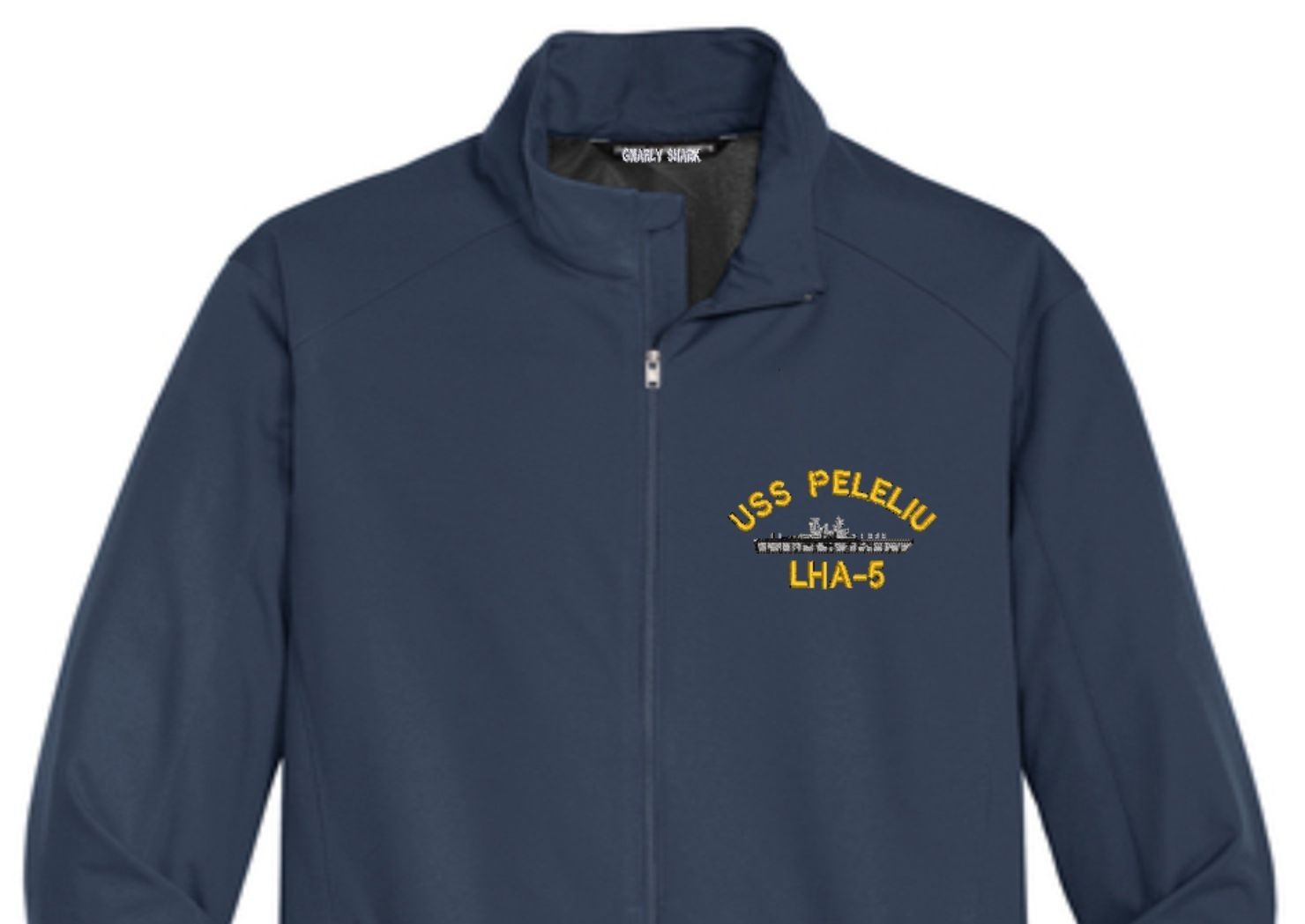 USS PELELIU LHA-5 Soft Shell Jacket.  New.  U.S. Navy