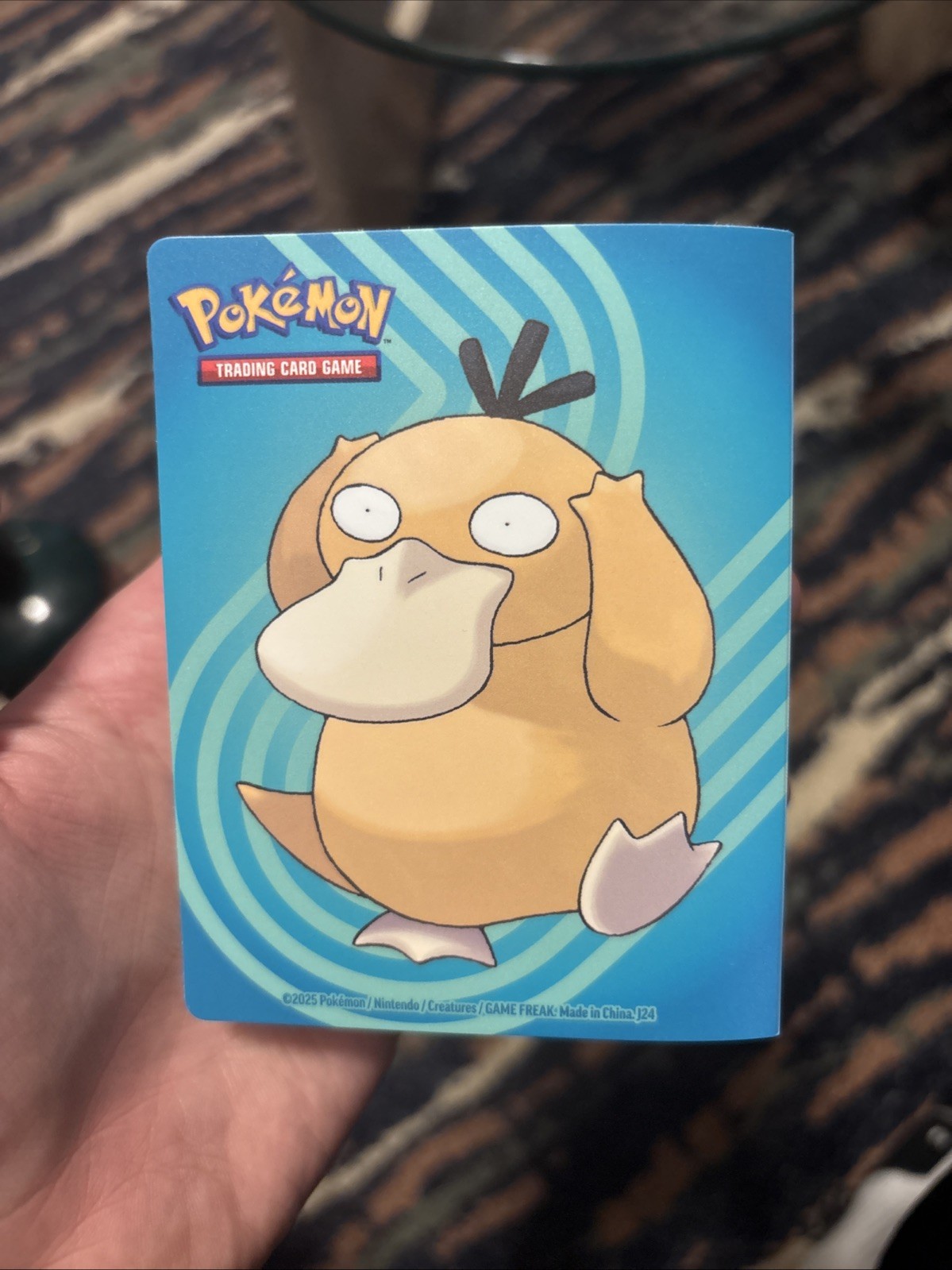 Pokemon Journey Together Mini Portfolio Farfetch'd Psyduck Holds 60 (No Pack)