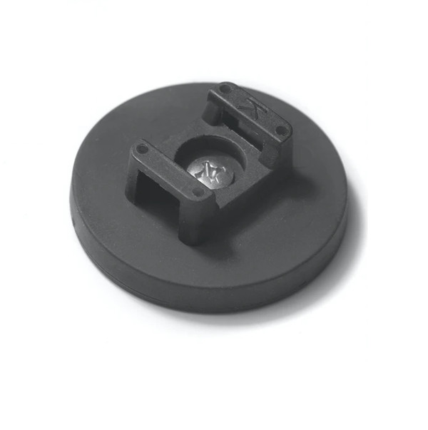4X Strong Rubber Coated Cable Mount Pot Magnet 88mm | Anti Scratch Saddle Magnet