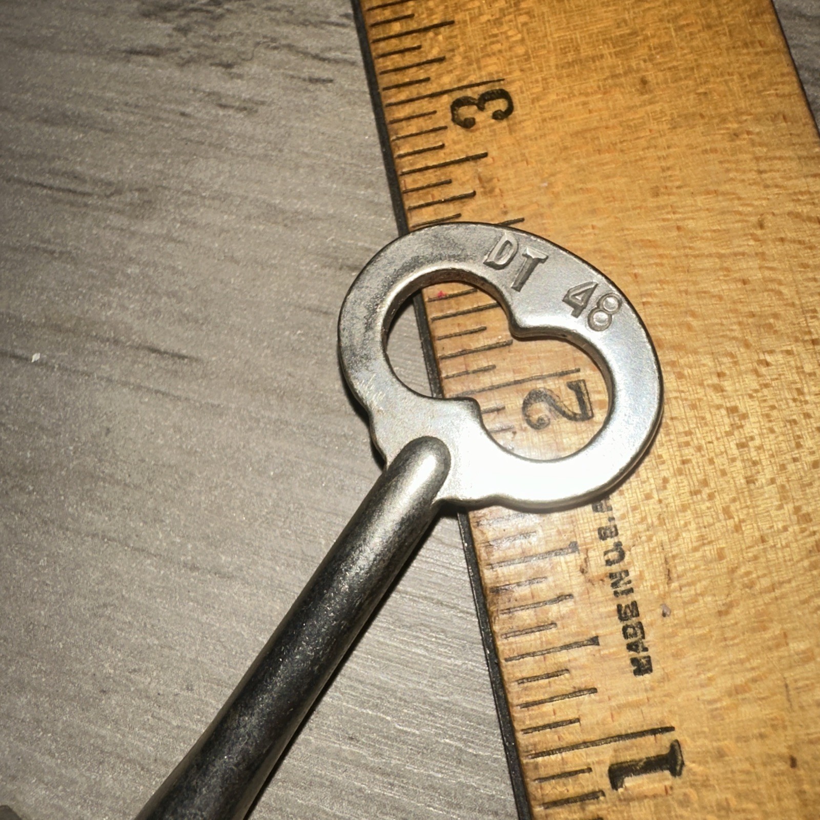 Antique Corbin Skeleton Key #DT48 Solid Barrel Key