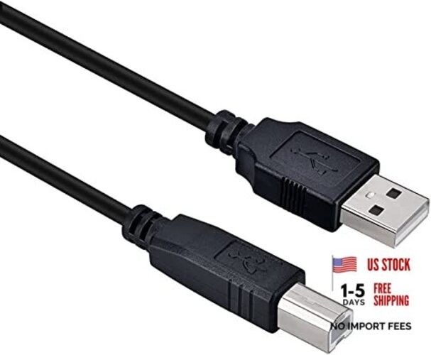 USB B MIDI Cable 10 Feet Compatible with MOOER GE150 GE200 GE300,Headrush