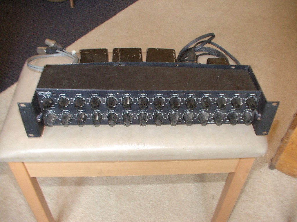 Rare vintage EQ white instruments inc austin push/pull rack 28 band parts repair