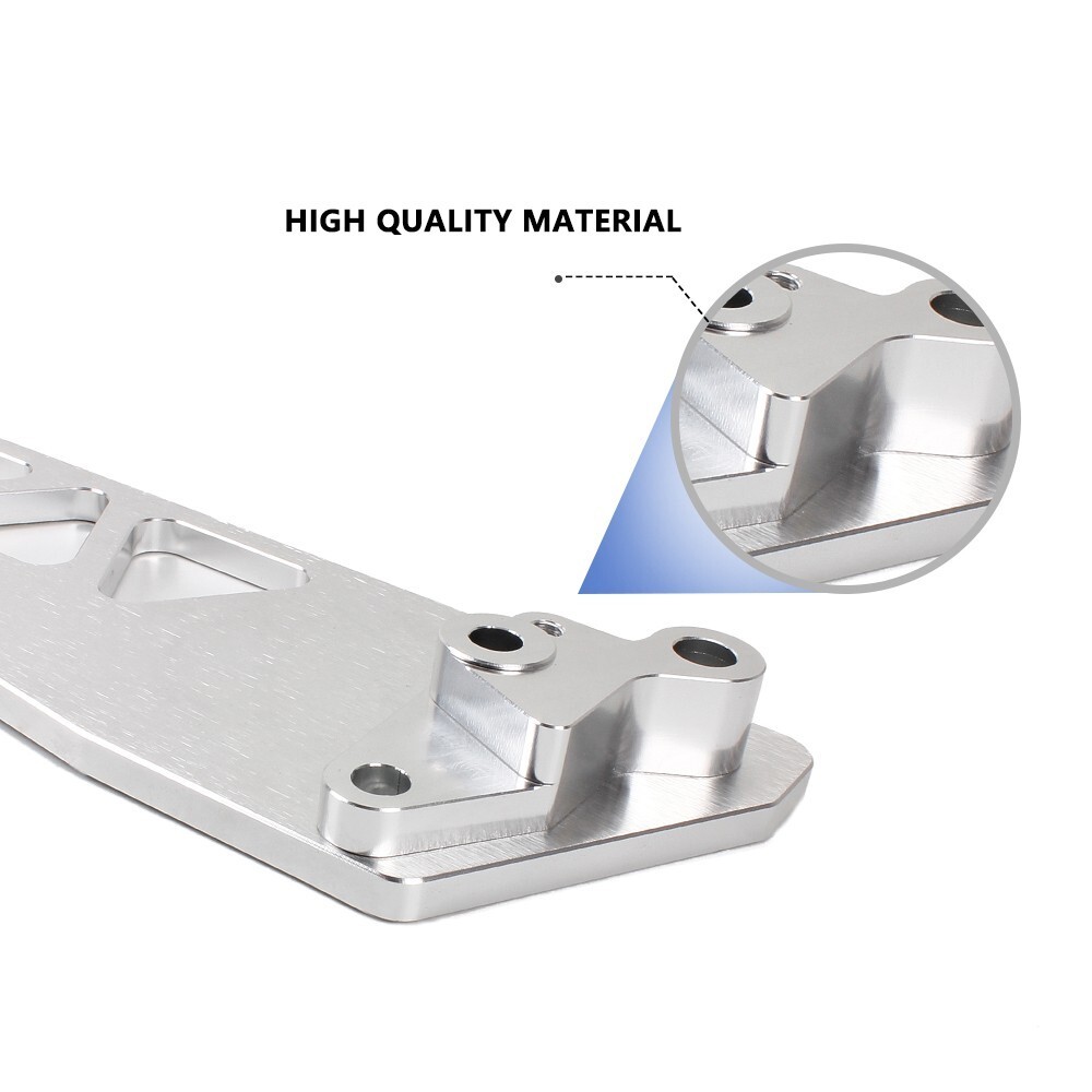 Silver Rear Lower Control Arm + Subframe Brace +Tie Bar for Honda Civic EG 92-95