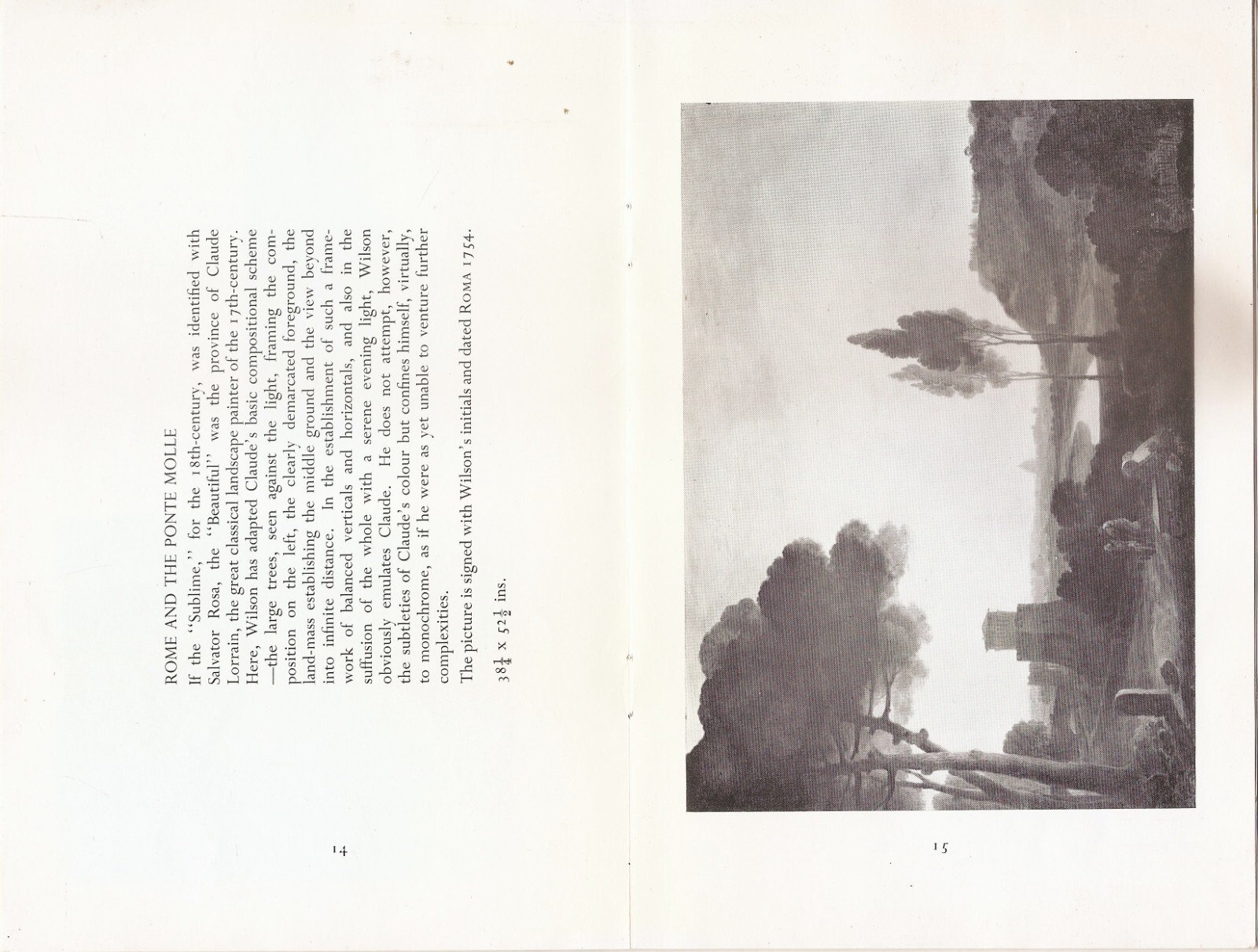 Richard Wilson In The National Museum Of Wales 1961 - RARE GUIDE