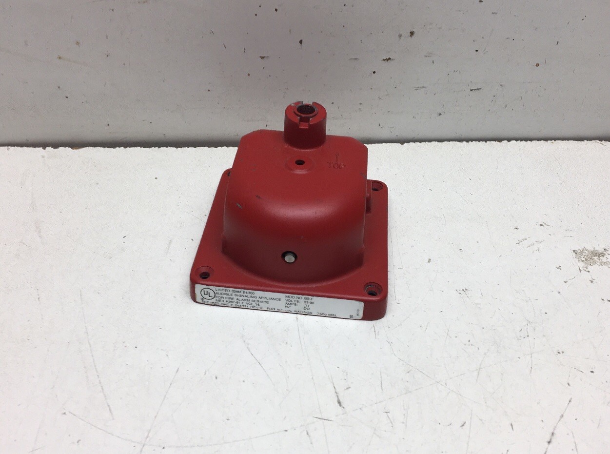 Siemens Model BS-F 500-694374 Vibrating Fire Bell - Used, Missing Gong