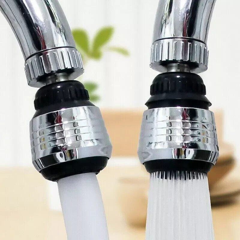 Aireador de Grifo 360° Giratorio 2 Modos Filtro Antisalpicaduras para Cocina